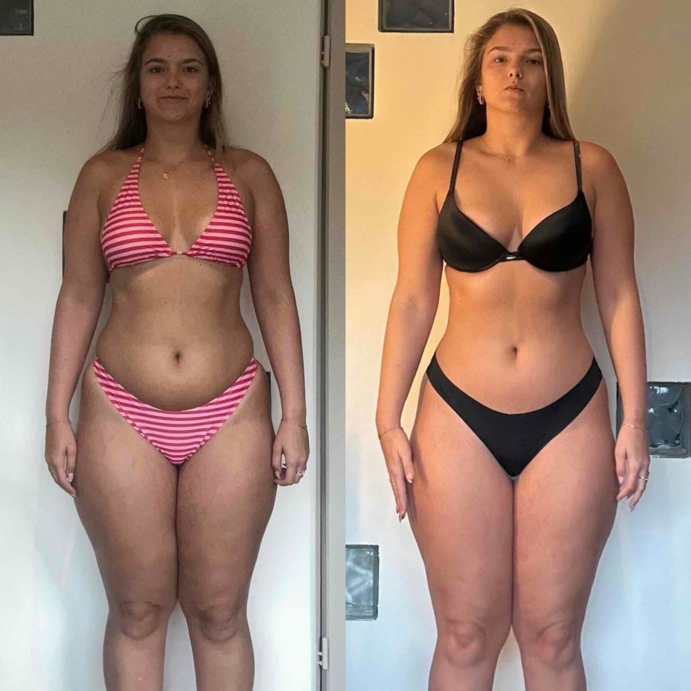 Before and after, client of Virgil