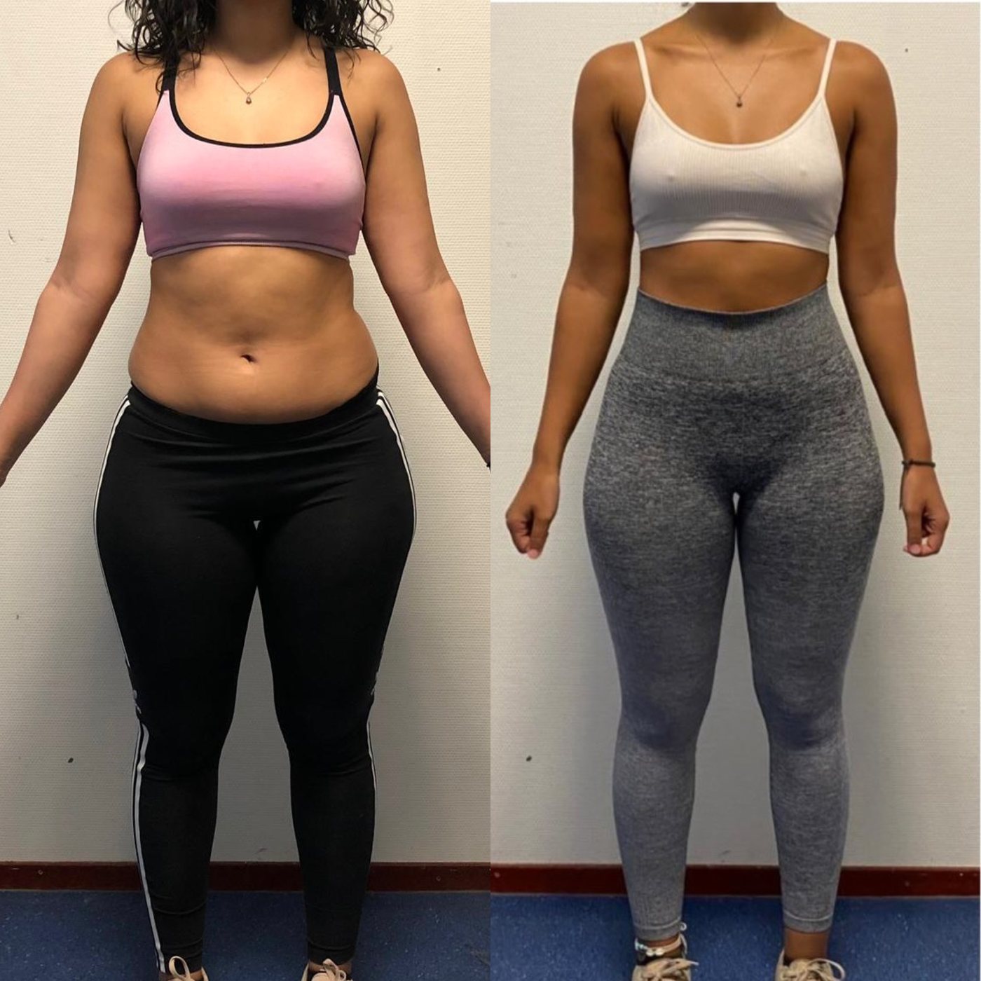 Before and after, client of Virgil
